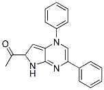 1-(1,3-DIPHENYL-5H-PYRROLO[2,3-B]PYRAZIN-6-YL)-ETHANONE Struktur