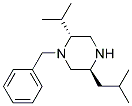 1-BENZYL-2(R)-ISOPROPYL-5(S)-ISOBUTYL-PIPERAZINE Struktur