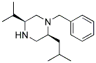 1-BENZYL-2(S)-ISOBUTYL-5(S)-ISOPROPYL-PIPERAZINE Struktur