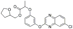 2-[3-(7-CHLORO-QUINOXALIN-2-YLOXY)-PHENOXY]-PROPIONIC ACID TETRAHYDRO-FURAN-2-YLMETHYL ESTER Struktur