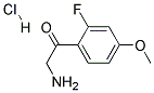 2-AMINO-2'-FLUORO-4'-METHOXYACETOPHENONE HCL Struktur