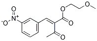 (2-Methoxyenthyl)-2-(3-Nitrobenzylidene)-Acetoacetate Struktur