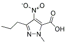 1-METHYL-4-NITRO-3-PROPYLPYRAZOLE-5-CARBOXYLIC ACID Struktur