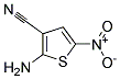 2-amino-3-cyano-5-nitrothiophene Struktur