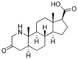 1-Aza-5A-Androstan-3-One-17b-CarboxylicAcid Struktur