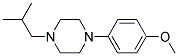 1-Isobutyl-4-(4-Methoxyphenyl)Piperazine Struktur