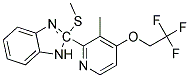 2-[[(4-(2,2,2-Trifluoro Ethoxy)-3-Methyl-2-Pyridinyl)-2-Methyl]-Thio]-1h-Benzimidazole Struktur