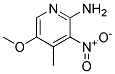 2-AMINO-3-NITRO-5-METHOXY-4-PICOLINE Struktur