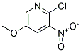 2-CHLORO-3-NITRO-5-METHOXYPYRIDINE Struktur