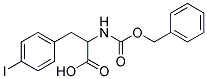 2-{[(benzyloxy)carbonyl]amino}-3-(4-iodophenyl)propanoic acid Struktur