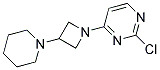 2-chloro-4-(3-piperidin-1-ylazetidin-1-yl)pyrimidine Struktur