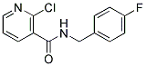 2-Chloro-N-(4-fluoro-benzyl)-nicotinamide Struktur