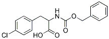 2-{[(benzyloxy)carbonyl]amino}-3-(4-chlorophenyl)propanoic acid Struktur