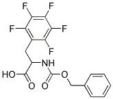 2-{[(benzyloxy)carbonyl]amino}-3-(pentafluorophenyl)propanoic acid Struktur