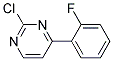 2-Chloro-4-(2-fluoro-phenyl)-pyrimidine Struktur