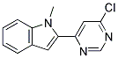 2-(6-Chloro-pyrimidin-4-yl)-1-methyl-1H-indole Struktur