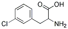 2-amino-3-(3-chlorophenyl)propanoic acid Struktur