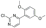 2-Chloro-4-(2,5-dimethoxy-phenyl)-pyrimidine Struktur