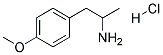 2-AMINO-1-(4-METHOXYPHENYL)PROPANE HYDROCHLORIDE Struktur