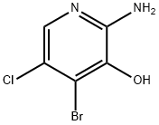 2-AMINO-4-BROMO-5-CHLORO-3-HYDROXYPYRIDINE Struktur