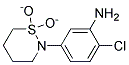 2-CHLORO-5-(1,1-DIOXIDO-1,2-THIAZINAN-2-YL)ANILINE Struktur