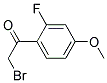 2-BROMO-2'-FLUORO-4'-METHOXYACETOPHENONE Struktur