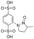 1-(2,5-Disulfophenyl)-3-methyl-5-pyrazolin-2-one Struktur