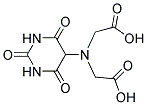 ((2,4,6-TRIOXOHEXAHYDRO-5-PYRIMIDINYL)IMINO)DIACETICACID Struktur