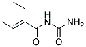 (2-ETHYL-2-BUTENOYL)UREA Struktur