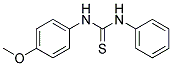 1-(P-METHOXYPHENYL)-3-PHENYL-2-THIOUREA Struktur