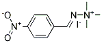 1,1,1-TRIMETHYL-2-(4-NITROBENZYLIDENE)HYDRAZINIUMIODIDE Struktur