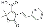 2,2-DIMETHYL-5-OXO-4-STYRYL-2,5-DIHYDRO-3-FUROICACID Struktur