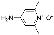 2,6-DIMETHYL-4-PYRIDINAMINE1-OXIDE Struktur