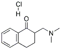 2-DIMETHYLAMINOMETHYL-3,4-DIHYDRO-1(2H)-NAPHTHALENONEHYDROCHLORIDE Struktur