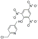 2-CHLOROMETHYL-5-METHYLPYRIDINEPICRATE Struktur