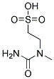 2-CARBAMOYLMETHYLAMINO-1-ETHANESULFONICACID Struktur