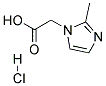 (2-Methyl-imidazol-1-yl)-aceticacidhydrochloride Struktur