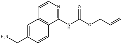 allyl 6-(aminomethyl)isoquinolin-1-ylcarbamate Struktur