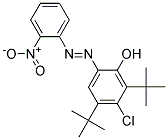 2-HYDROXY-3,5-DI-TERT-BUTYL-4-CHLORO-2'-NITRO-AZOBENZENE Struktur