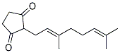 2-GERANYLCYCLOPENTANE-1,3-DIONE Struktur