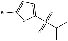 2-BROMO-5-(ISOPROPYLSULFONYL)THIOPHENE Struktur