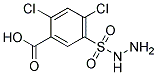 2,4-DICHLORO-5-AMINOSULFOMYLBENZOIC ACID Struktur