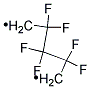 2,2,3,3,4,4-HEXAFLUOROPENTANE-1,5-DIYL Struktur