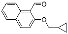 2-(CYCLOPROPYLMETHOXY)-1-NAPHTHALDEHYDE Struktur