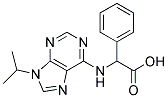 2-(9-ISOPROPYL-9H-PURIN-6-YLAMINO)-2-PHENYLACETIC ACID Struktur