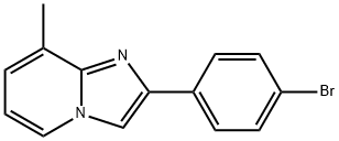 2-(4-BROMO-PHENYL)-8-METHYL-IMIDAZO[1,2-A]PYRIDINE Struktur