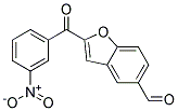 2-(3-NITROBENZOYL)-1-BENZOFURAN-5-CARBALDEHYDE Struktur