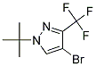 1-TERT-BUTYL-4-BROMO-3-(TRIFLUOROMETHYL)-1H-PYRAZOLE Struktur