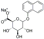 1-NAPHTHYLGLUCOSIDURONIC ACID SODIUM SALT Struktur