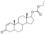 17-HYDROXYANDROST-1-ENE-3-ONE ETHYLCARBONATE ESTER Struktur